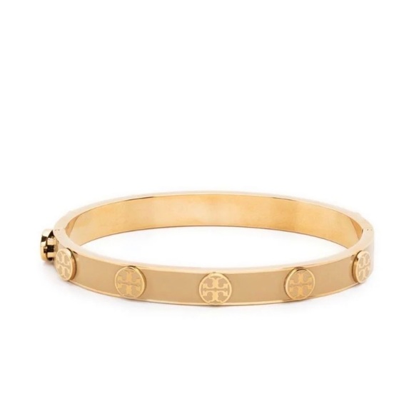 Tory Burch Jewelry - New Tory Burch Miller Studded Hinge Bracelet
